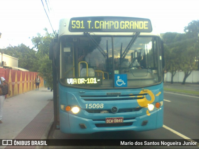 Viação Serrana 15098 na cidade de Vitória, Espírito Santo, Brasil, por Mario dos Santos Nogueira Junior. ID da foto: 7454161.