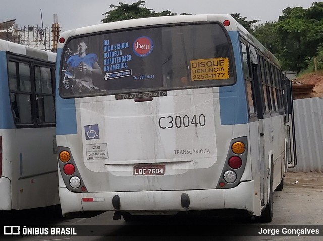 Transportes Futuro C30040 na cidade de Rio de Janeiro, Rio de Janeiro, Brasil, por Jorge Gonçalves. ID da foto: 7452236.