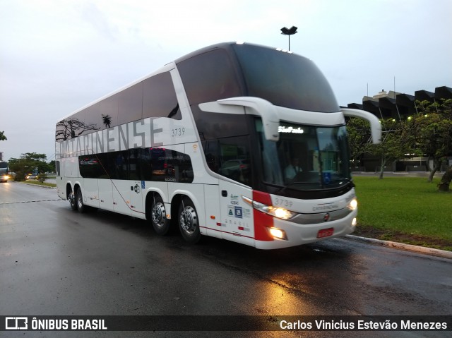 Auto Viação Catarinense 3739 na cidade de Florianópolis, Santa Catarina, Brasil, por Carlos Vinicius Estevão Menezes. Número da foto: #7454961.