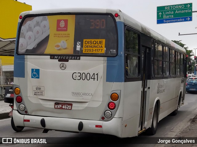 Transportes Futuro C30041 na cidade de Rio de Janeiro, Rio de Janeiro, Brasil, por Jorge Gonçalves. ID da foto: 7452243.