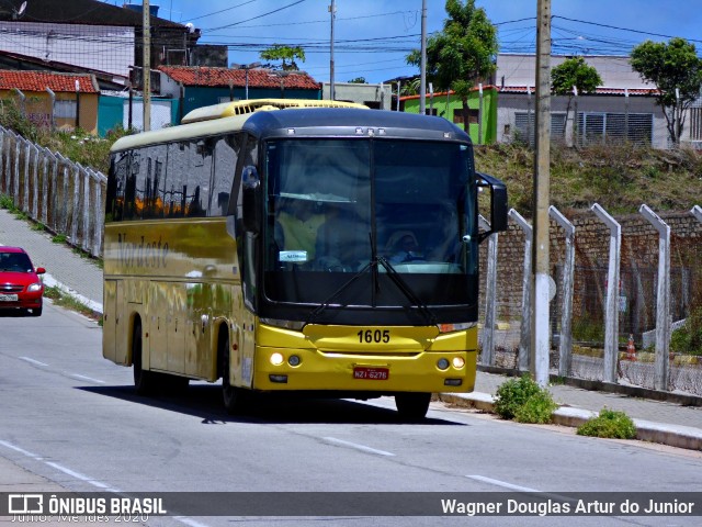 Viação Nordeste 1605 na cidade de Natal, Rio Grande do Norte, Brasil, por Junior Mendes. ID da foto: 7452726.