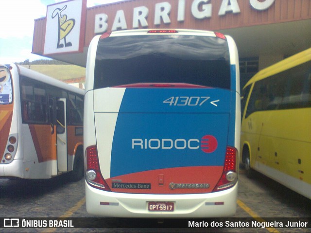 Viação Riodoce 41307 na cidade de Manhuaçu, Minas Gerais, Brasil, por Mario dos Santos Nogueira Junior. Número da foto: #7454142.
