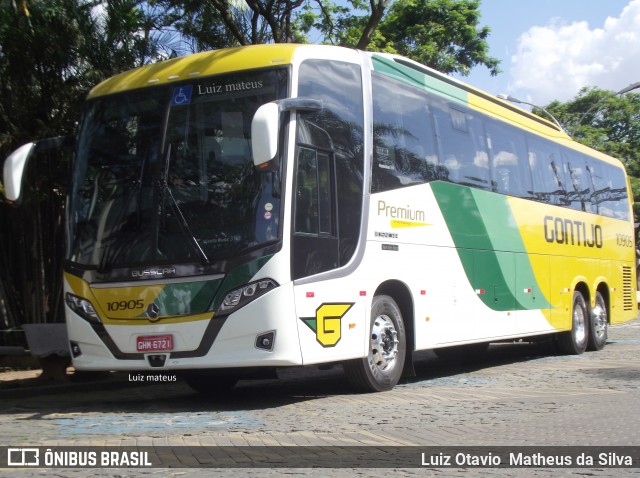 Empresa Gontijo de Transportes 10905 na cidade de Belo Horizonte, Minas Gerais, Brasil, por Luiz Otavio Matheus da Silva. ID da foto: 7453489.