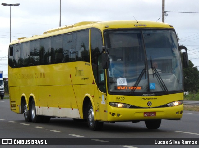 Viação Itapemirim 8639 na cidade de Recife, Pernambuco, Brasil, por Lucas Ramos. Número da foto: #7452342.