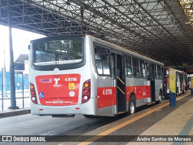 Express Transportes Urbanos Ltda 4 8798 na cidade de São Paulo, São Paulo, Brasil, por Andre Santos de Moraes. ID da foto: 7453973.