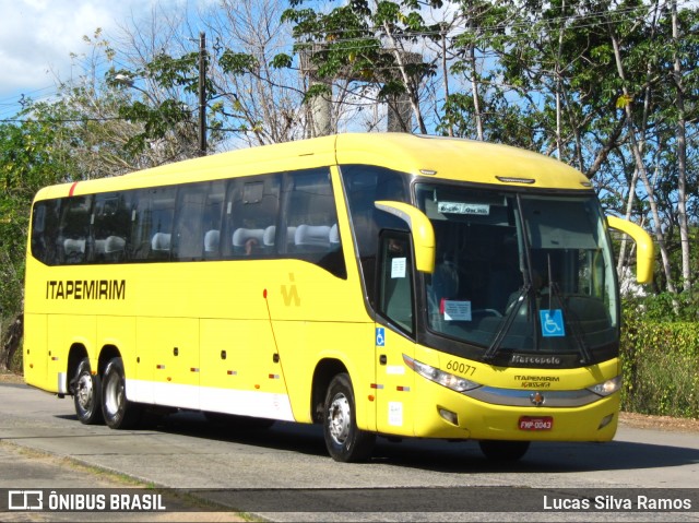 Viação Itapemirim 60077 na cidade de Recife, Pernambuco, Brasil, por Lucas Ramos. Número da foto: #7452362.