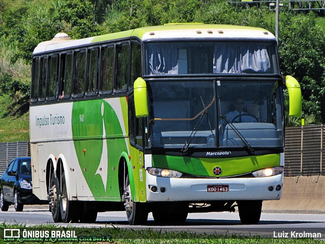 Impulso Turismo e Transportes 940 na cidade de Aparecida, São Paulo, Brasil, por Luiz Krolman. ID da foto: 7451569.