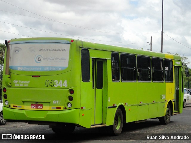 Transcol Transportes Coletivos 04344 na cidade de Teresina, Piauí, Brasil, por Ruan Silva Andrade. Número da foto: #7453399.