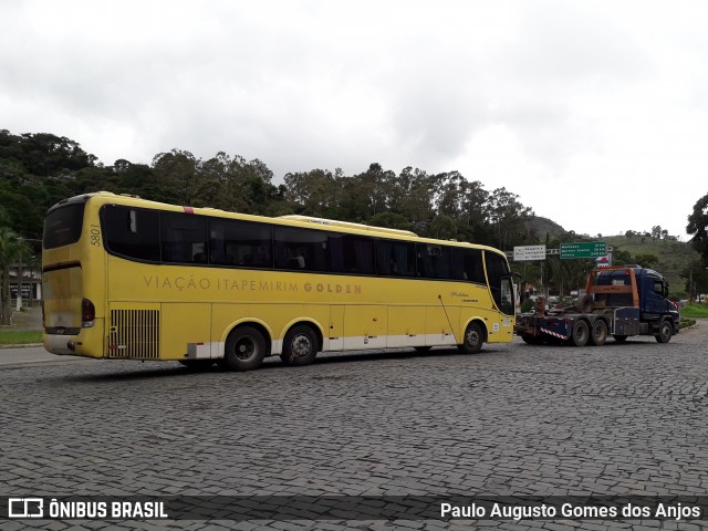 Viação Itapemirim 5801 na cidade de Manhuaçu, Minas Gerais, Brasil, por Paulo Augusto Gomes dos Anjos. ID da foto: 7451903.