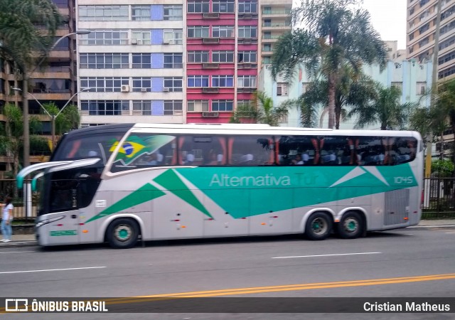 Alternativa Tur 1045 na cidade de Niterói, Rio de Janeiro, Brasil, por Cristian Matheus. ID da foto: 7455797.