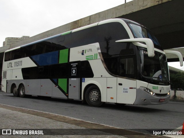 UTIL - União Transporte Interestadual de Luxo 11511 na cidade de Belo Horizonte, Minas Gerais, Brasil, por Igor Policarpo. ID da foto: 7456437.