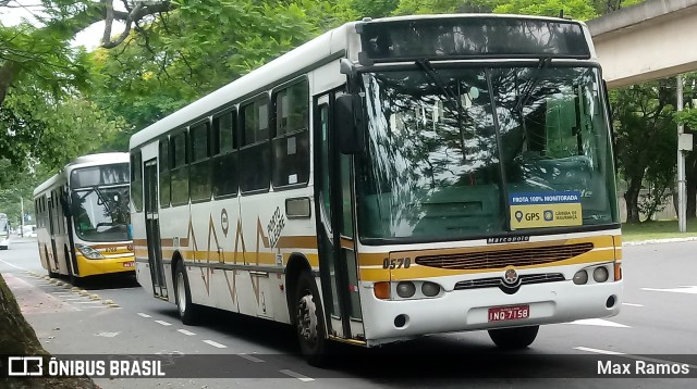 Companhia Carris Porto-Alegrense 0570 na cidade de Porto Alegre, Rio Grande do Sul, Brasil, por Max Ramos. Número da foto: #7455672.