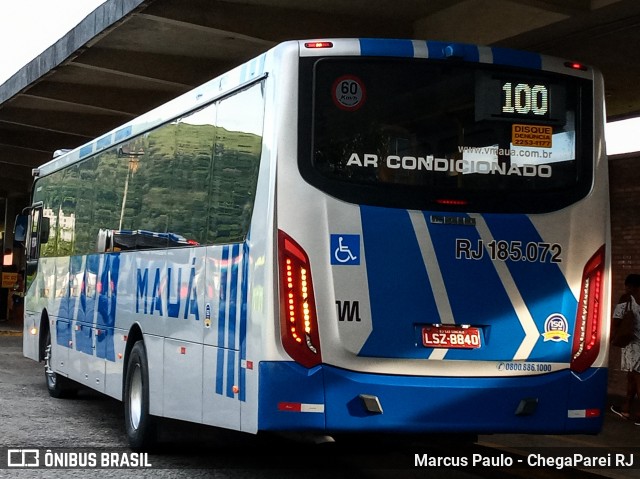 Viação Mauá RJ 185.072 na cidade de Niterói, Rio de Janeiro, Brasil, por Marcus Paulo - ChegaParei RJ. Número da foto: #7457016.