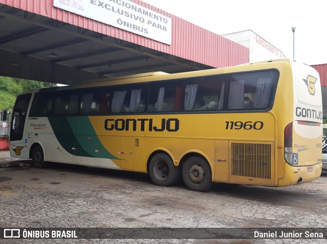 Empresa Gontijo de Transportes 11960 na cidade de Ouro Preto, Minas Gerais, Brasil, por Daniel Junior Sena. Número da foto: #7456209.