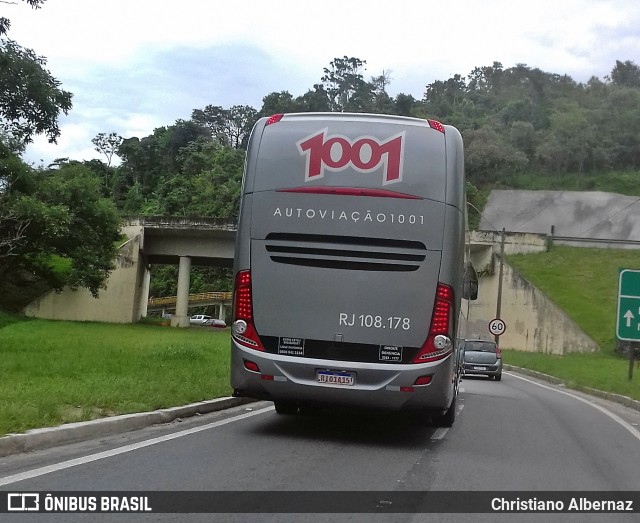 Auto Viação 1001 RJ 108.178 na cidade de Rio Bonito, Rio de Janeiro, Brasil, por Christiano Albernaz. ID da foto: 7455349.