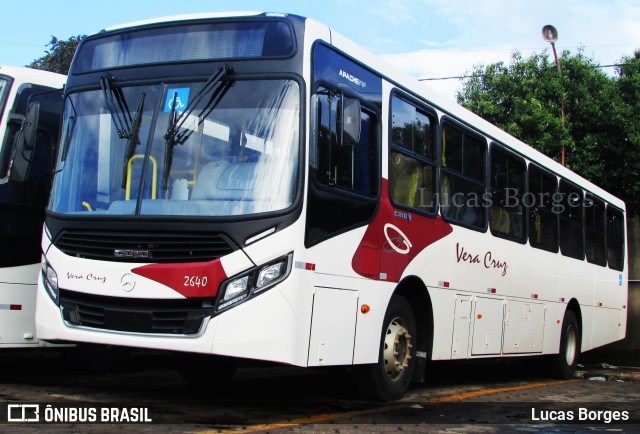 Vera Cruz Transporte e Turismo 2640 na cidade de Araxá, Minas Gerais, Brasil, por Lucas Borges . ID da foto: 7456456.