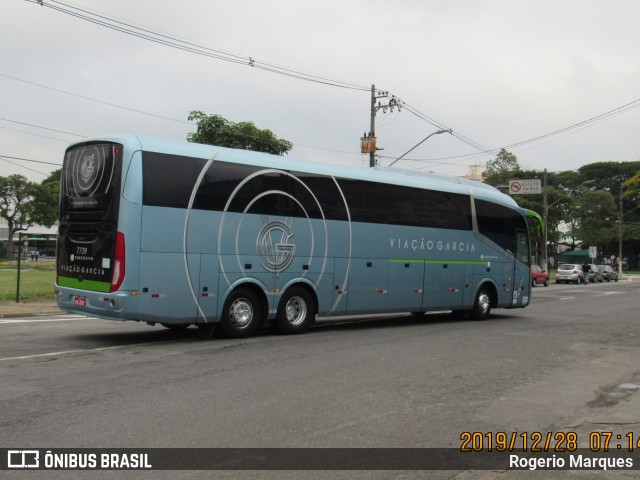 Viação Garcia 7739 na cidade de São José dos Campos, São Paulo, Brasil, por Rogerio Marques. ID da foto: 7455808.