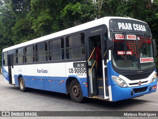 Empresa Fênix Transportes CB-90806 na cidade de Belém, Pará, Brasil, por Mateus Rodrigues. Número da foto: #7459540.