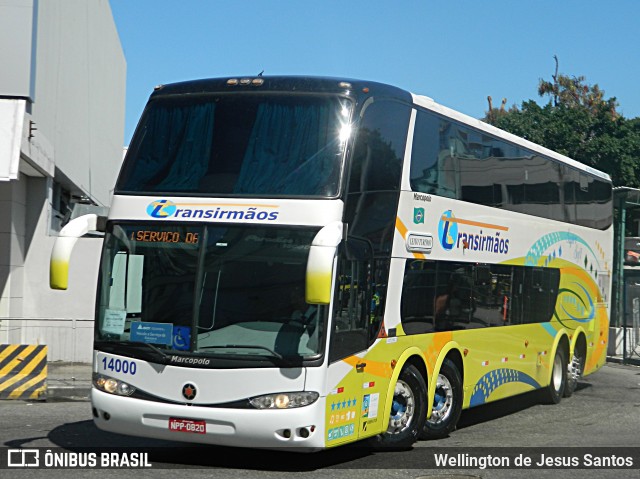 Transirmãos Turismo 14000 na cidade de Rio de Janeiro, Rio de Janeiro, Brasil, por Wellington de Jesus Santos. ID da foto: 7460478.