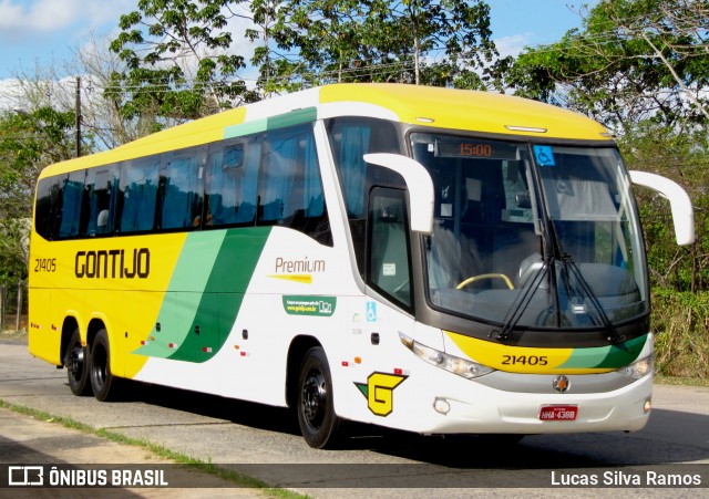 Empresa Gontijo de Transportes 21405 na cidade de Recife, Pernambuco, Brasil, por Lucas Ramos. ID da foto: 7459431.