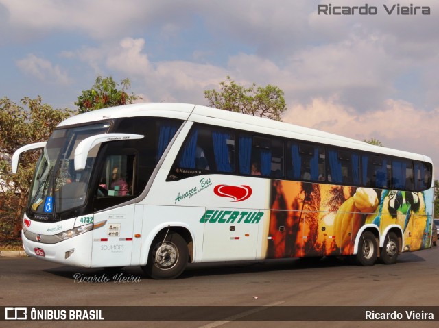 Eucatur - Empresa União Cascavel de Transportes e Turismo 4732 na cidade de Brasília, Distrito Federal, Brasil, por Ricardo Vieira. ID da foto: 7460784.