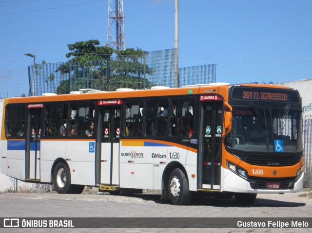 Itamaracá Transportes 1.630 na cidade de Recife, Pernambuco, Brasil, por Gustavo Felipe Melo. ID da foto: 7459641.