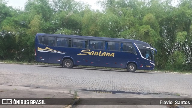 Empresas de Transportes Santana e São Paulo 2160 na cidade de Cruz das Almas, Bahia, Brasil, por Flávio  Santos. ID da foto: 7458700.