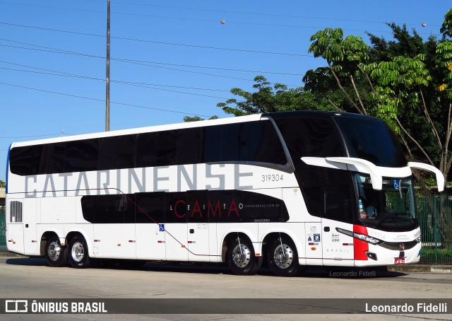 Auto Viação Catarinense 319304 na cidade de São Paulo, São Paulo, Brasil, por Leonardo Fidelli. ID da foto: 7459384.