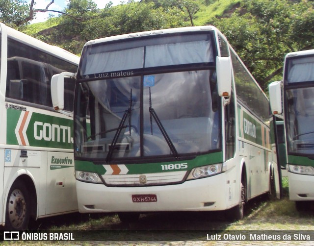 Empresa Gontijo de Transportes 11805 na cidade de Belo Horizonte, Minas Gerais, Brasil, por Luiz Otavio Matheus da Silva. ID da foto: 7460562.