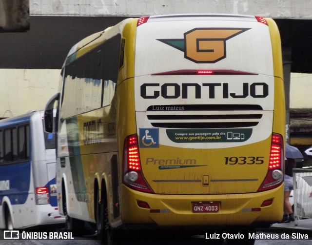 Empresa Gontijo de Transportes 19335 na cidade de Belo Horizonte, Minas Gerais, Brasil, por Luiz Otavio Matheus da Silva. Número da foto: #7460357.