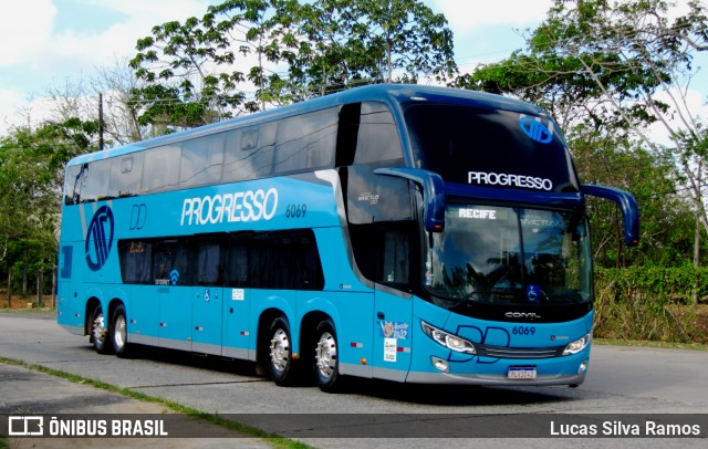 Auto Viação Progresso 6069 na cidade de Recife, Pernambuco, Brasil, por Lucas Ramos. ID da foto: 7459453.