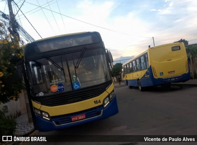 Trancid - Transporte Cidade de Divinópolis 164 na cidade de Divinópolis, Minas Gerais, Brasil, por Vicente de Paulo Alves. ID da foto: 7463835.