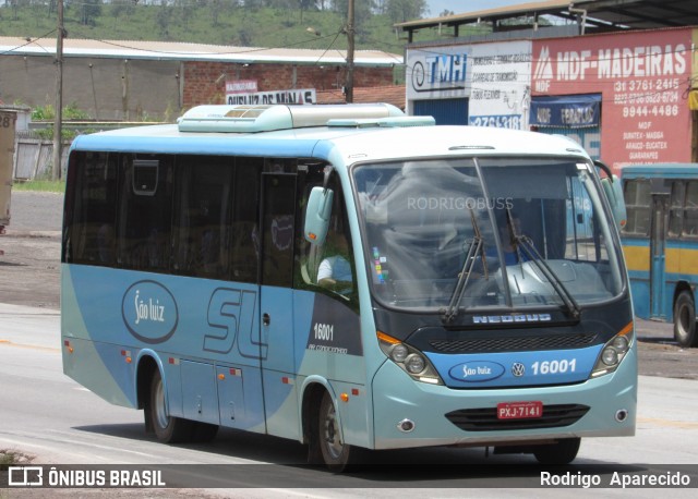 Viação São Luiz 16001 na cidade de Conselheiro Lafaiete, Minas Gerais, Brasil, por Rodrigo  Aparecido. Número da foto: #7464042.