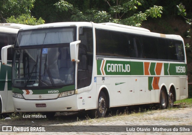 Empresa Gontijo de Transportes 11590 na cidade de Belo Horizonte, Minas Gerais, Brasil, por Luiz Otavio Matheus da Silva. Número da foto: #7463389.