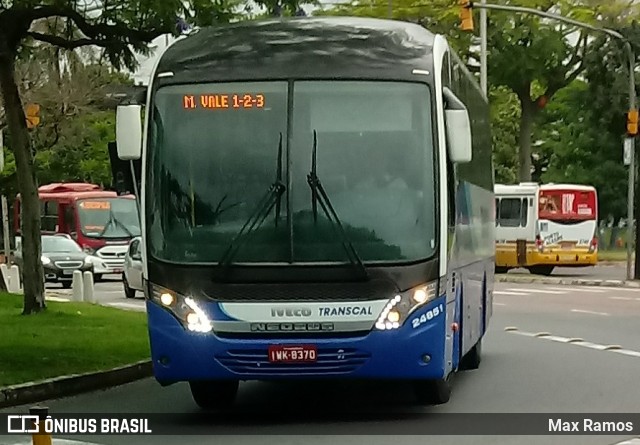 Transcal Sul Transportes Coletivos 24851 na cidade de Porto Alegre, Rio Grande do Sul, Brasil, por Max Ramos. ID da foto: 7462855.