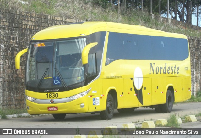 Viação Nordeste 1830 na cidade de Natal, Rio Grande do Norte, Brasil, por Joao Paulo Nascimento Silva. ID da foto: 7462502.