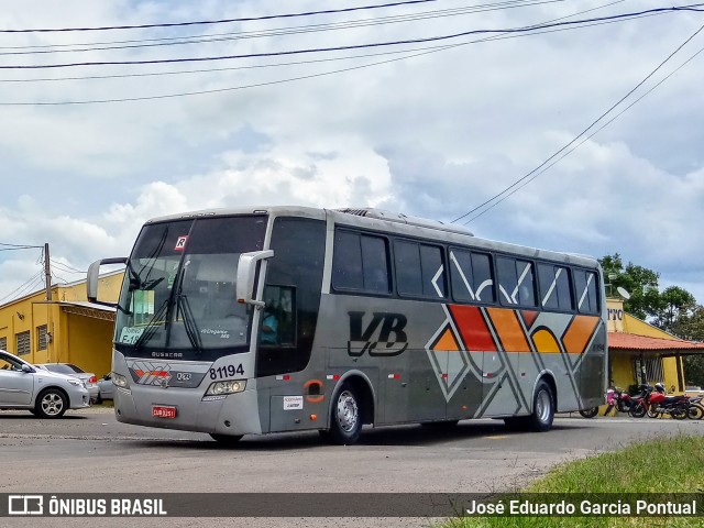 VB Transportes e Turismo 81194 na cidade de Monte Mor, São Paulo, Brasil, por José Eduardo Garcia Pontual. ID da foto: 7462471.