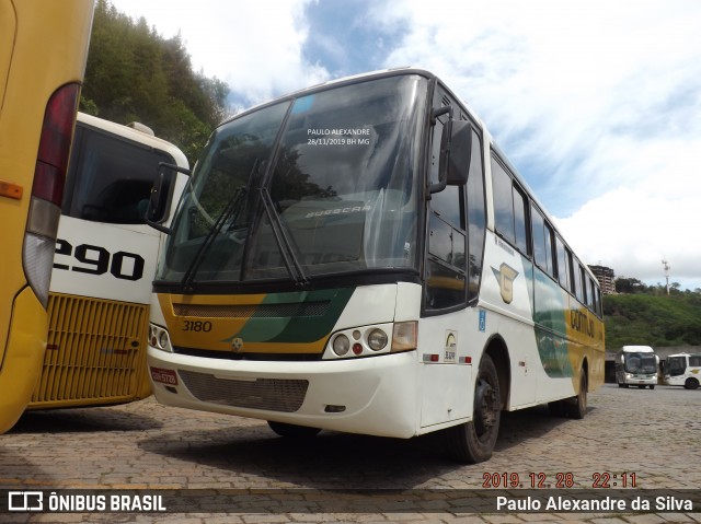 Empresa Gontijo de Transportes 3180 na cidade de Belo Horizonte, Minas Gerais, Brasil, por Paulo Alexandre da Silva. ID da foto: 7466841.