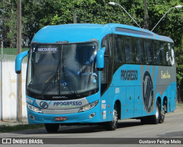 Auto Viação Progresso 6076 na cidade de Recife, Pernambuco, Brasil, por Gustavo Felipe Melo. ID da foto: 7465017.