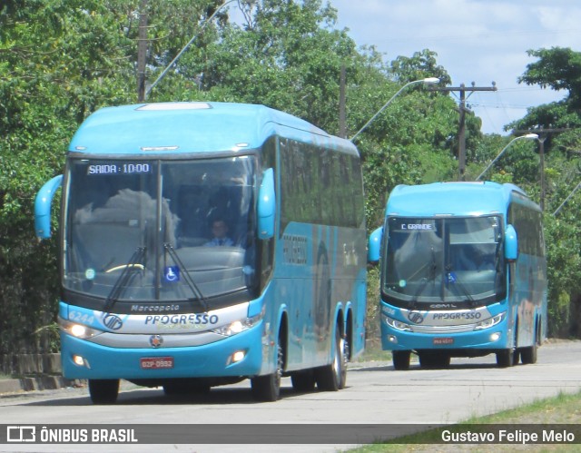 Auto Viação Progresso 6244 na cidade de Recife, Pernambuco, Brasil, por Gustavo Felipe Melo. ID da foto: 7465013.