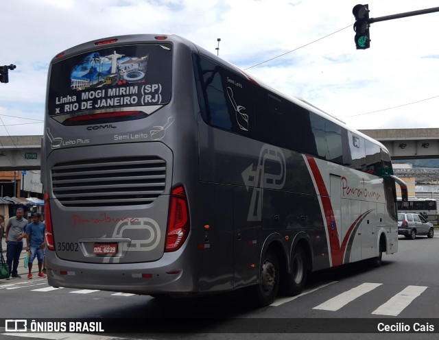 Paraibuna Transportes 35002 na cidade de Rio de Janeiro, Rio de Janeiro, Brasil, por Cecilio Cais. Número da foto: #7466534.