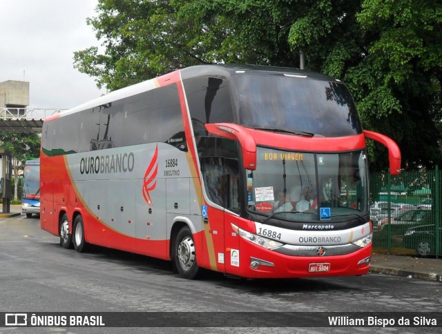 Viação Ouro Branco 16884 na cidade de São Paulo, São Paulo, Brasil, por William Bispo da Silva. Número da foto: #7466217.