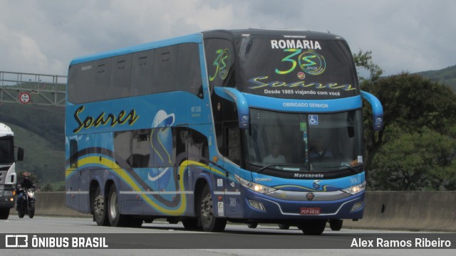Soares Turismo e Fretamento 3015 na cidade de Roseira, São Paulo, Brasil, por Alex Ramos Ribeiro. Número da foto: #7466744.