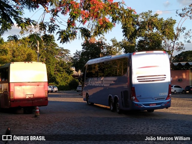 Viação Águia Branca 13506 na cidade de Itapetinga, Bahia, Brasil, por João Marcos William. ID da foto: 7467633.