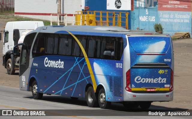 Viação Cometa 15112 na cidade de Conselheiro Lafaiete, Minas Gerais, Brasil, por Rodrigo  Aparecido. ID da foto: 7466115.