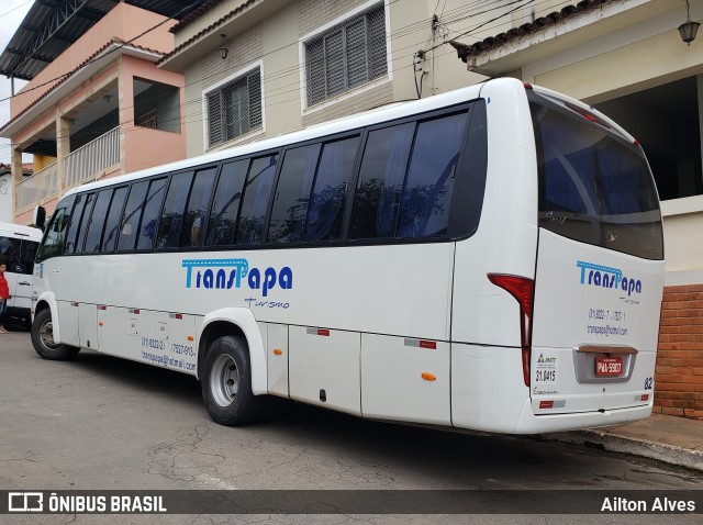 Trans Papa Turismo 82 na cidade de Lagoa Dourada, Minas Gerais, Brasil, por Ailton Alves. ID da foto: 7469702.