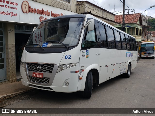 Trans Papa Turismo 82 na cidade de Lagoa Dourada, Minas Gerais, Brasil, por Ailton Alves. ID da foto: 7469700.