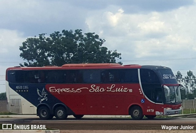 Expresso São Luiz 6970 na cidade de Cuiabá, Mato Grosso, Brasil, por Wagner Junior. ID da foto: 7470574.