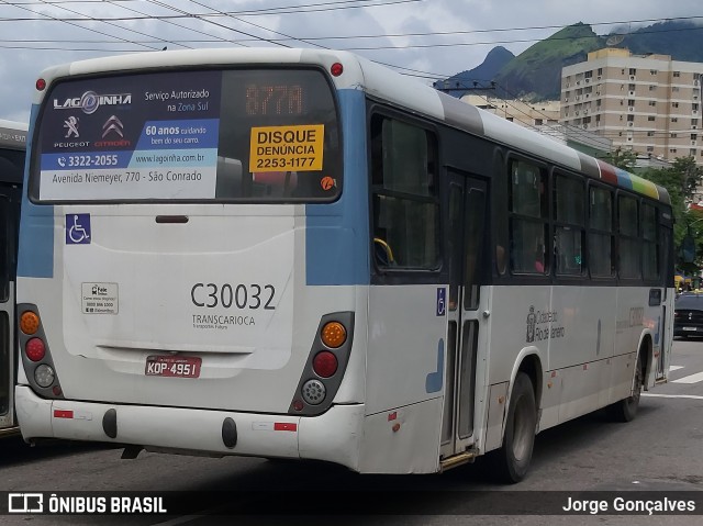 Transportes Futuro C30032 na cidade de Rio de Janeiro, Rio de Janeiro, Brasil, por Jorge Gonçalves. ID da foto: 7469413.