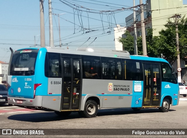 Cooper Líder > A2 Transportes 6 8884 na cidade de São Paulo, São Paulo, Brasil, por Felipe Goncalves do Vale. Número da foto: #7469037.